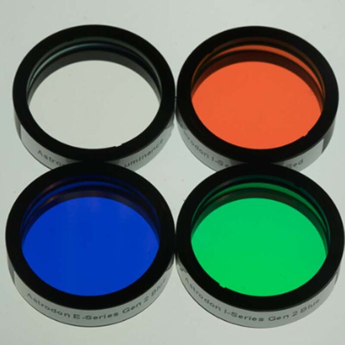 Astrodon 1.25" Gen2 I-Series LRGB Filter Set – Mounted