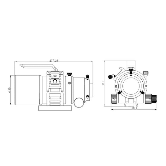 Sharpstar 61EDPH II f/5.5 Triplet APO Refractor Telescope