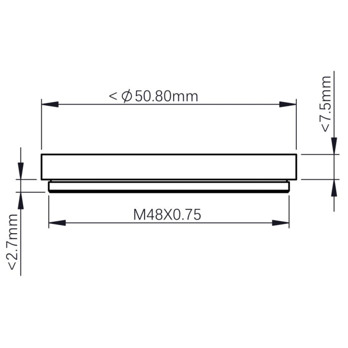 ZWO EFW 7-Position Electronic Filter Wheel (2 / 50.4 mm)