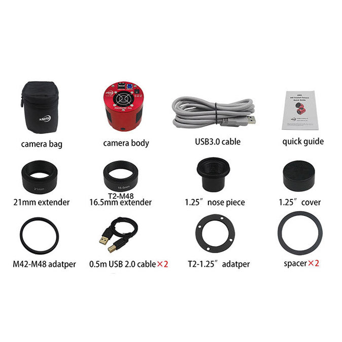 ZWO ASI183MC Pro USB3.0 Cooled Color Astronomy Camera