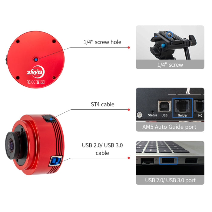 ZWO ASI678MC USB 3.0 Color CMOS Astronomy Camera