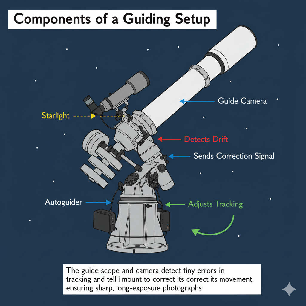 Why Guiding is Essential for Long Exposure Astrophotography