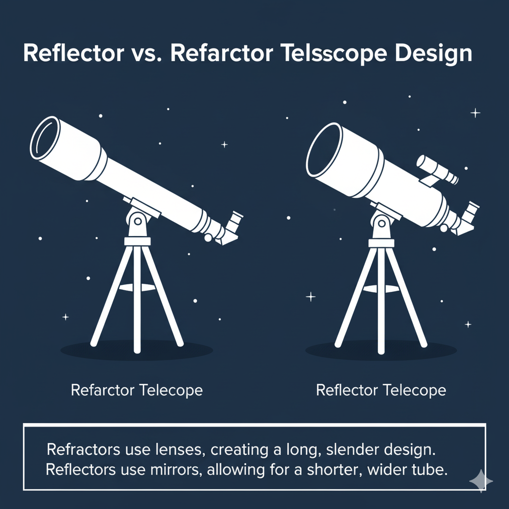 Reflector vs Refractor Telescopes
