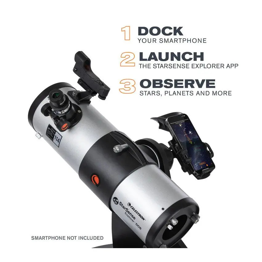 Celestron StarSense Explorer 114mm Tabletop Dobsonian Telescope