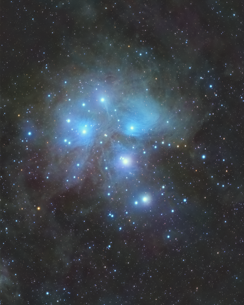 M45 The Pleaides Cluster