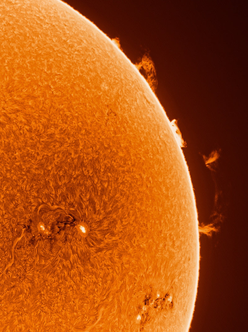 Rare Moments on The Sun