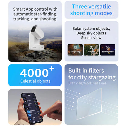 ZWO Seestar S30 All-in-One Smart Telescope/Camera Tiny and Mighty