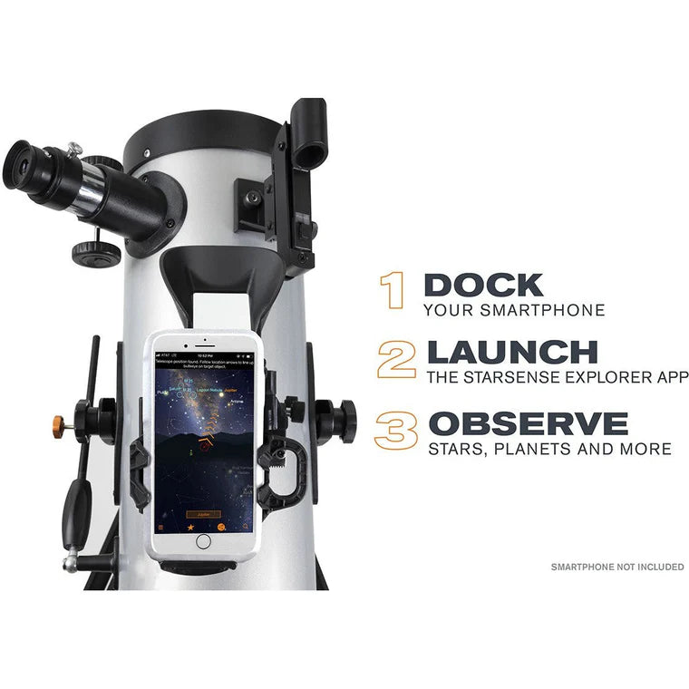 Celestron StarSense Explorer LT 114AZ Smartphone App- Reflector Telescope