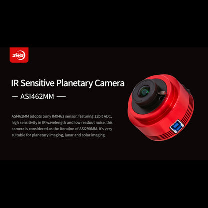 ZWO ASI462MM USB 3.0 Monochrome Astronomy Camera