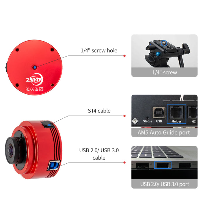 ZWO ASI662MC USB 3.0 Color CMOS Astronomy Camera