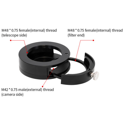 ZWO Gen 2 M42 x 0.75 Filter Drawer for 2" Filters