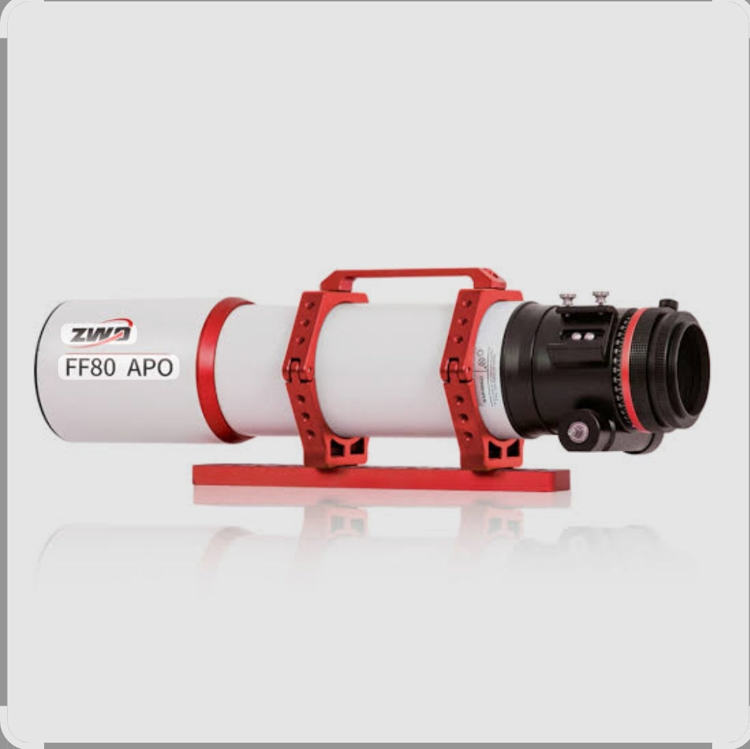 ZWO FF80 APO Refractor – 80mm f/7.5 Apochromatic Refractor Telescope